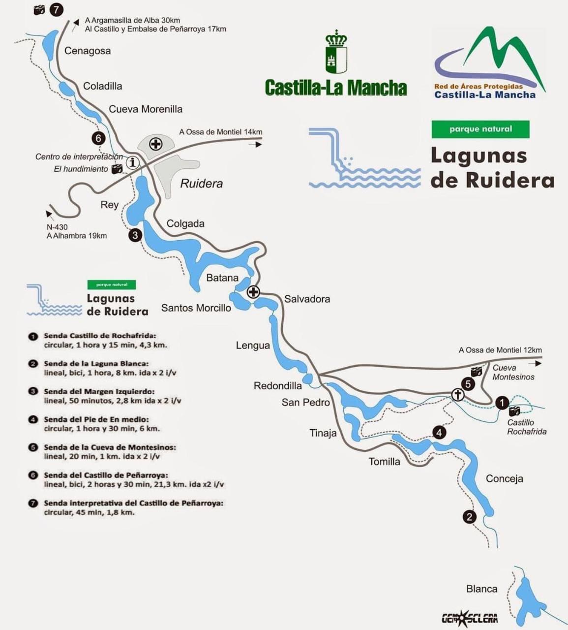 Cr Lagunas De Ruidera Sin Piscina אוסה דה מונטיאל מראה חיצוני תמונה